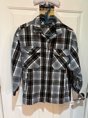 Like new Harlow Plaid Flannel Shacket size small